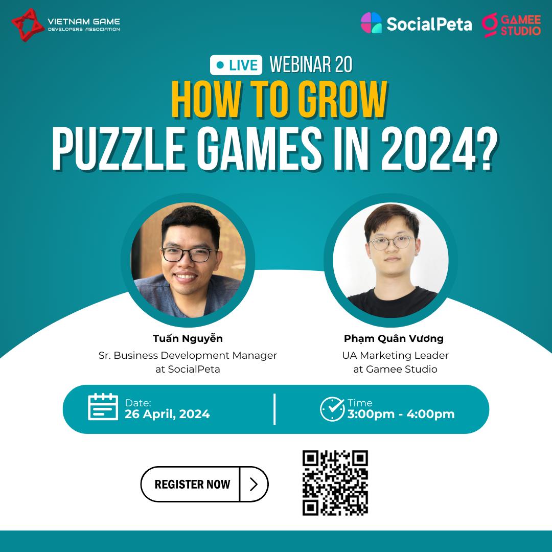 WEBINAR 20: How to Grow Puzzle Games in 2024? 